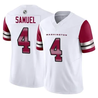 Curtis Samuel Washington Commanders Game-Used #10 White Jersey vs. Houston  Texans on November 20 2022