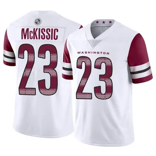 J.D. McKissic Washington Commanders Game-Used #23 White Jersey vs.  Indianapolis Colts on October 30 2022