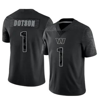 Tress Way Youth Washington Commanders Nike Reflective Jersey - Limited Black