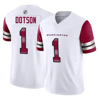 Men's Washington Commanders Jahan Dotson Nike White Game Player Jersey