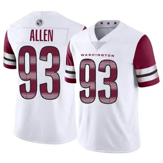 Nike Men's Washington Commanders Jonathan Allen #93 Alternate Black Game  Jersey