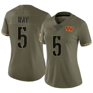 Lids Tress Way Washington Commanders Nike Alternate Legend Jersey - Black