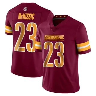 J.D. McKissic Washington Commanders Game-Used #23 Burgundy Jersey